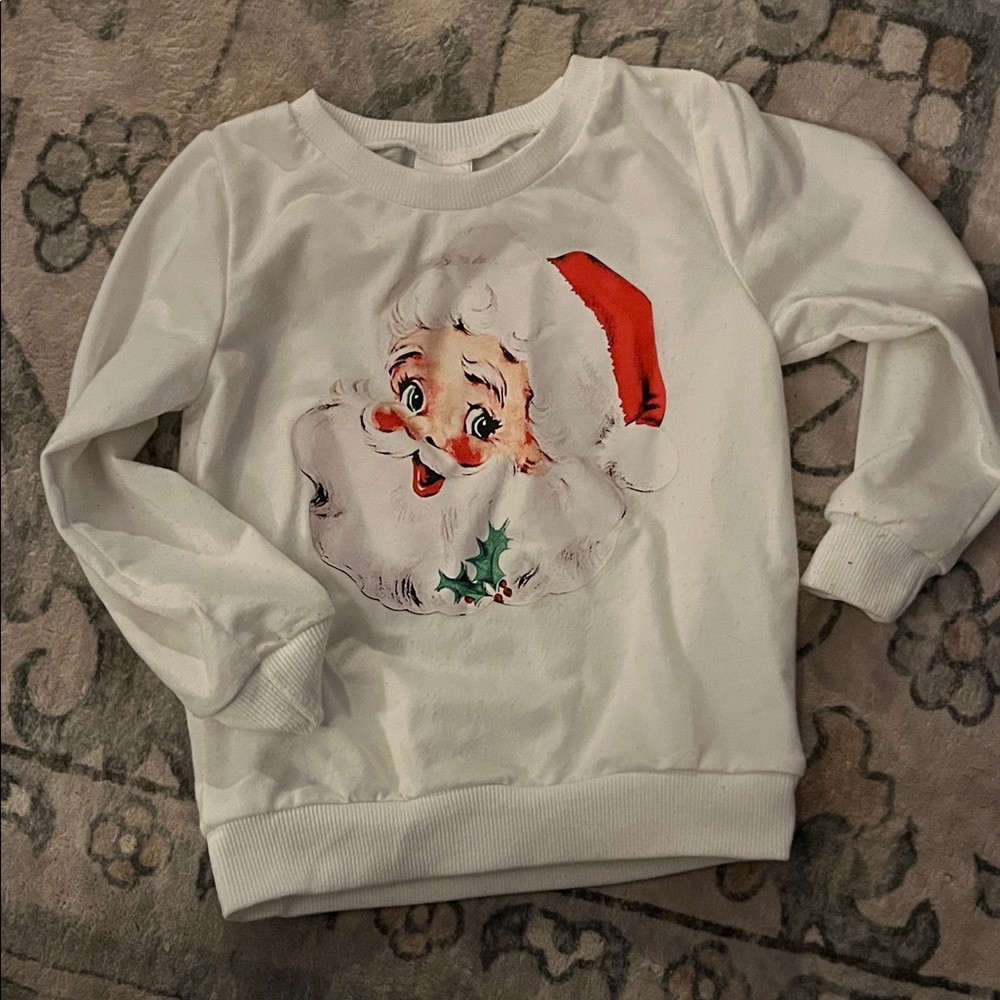 White Santa Sweatshirt
